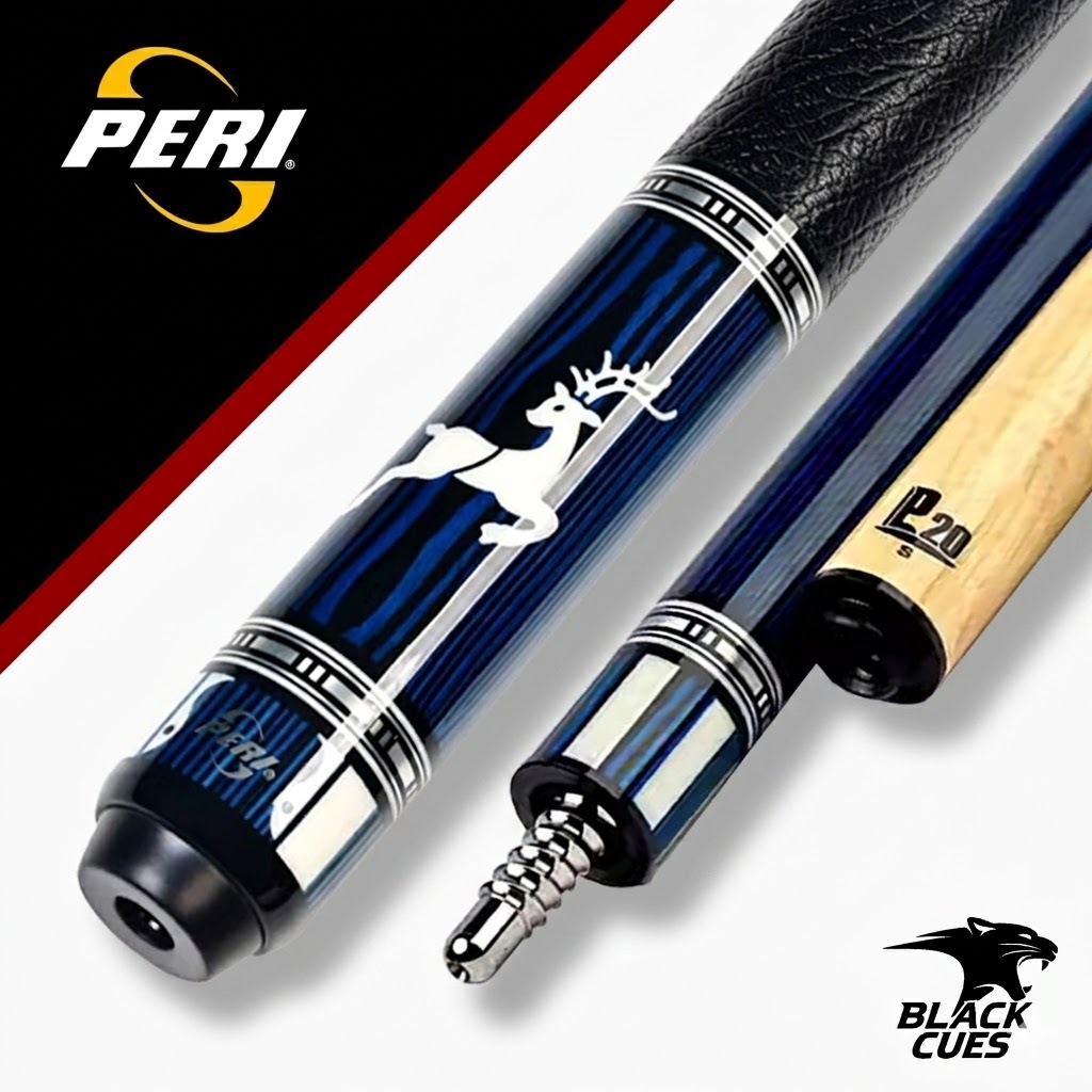 Cơ Peri VK01 Chính Hãng, Chuôi Khảm, Ngọn P20S Công Nghệ Giảm Văng Bạt,Tặng Phụ Kiện - Black Cues