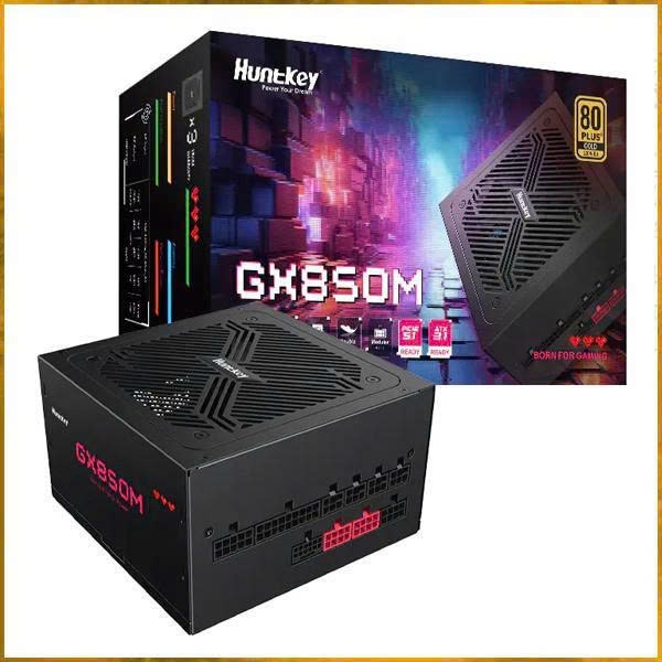 Nguồn Máy Tính Huntkey GX850M (850W/ 80 Plus Gold/ Full-Modular/ ATX/ Đen)