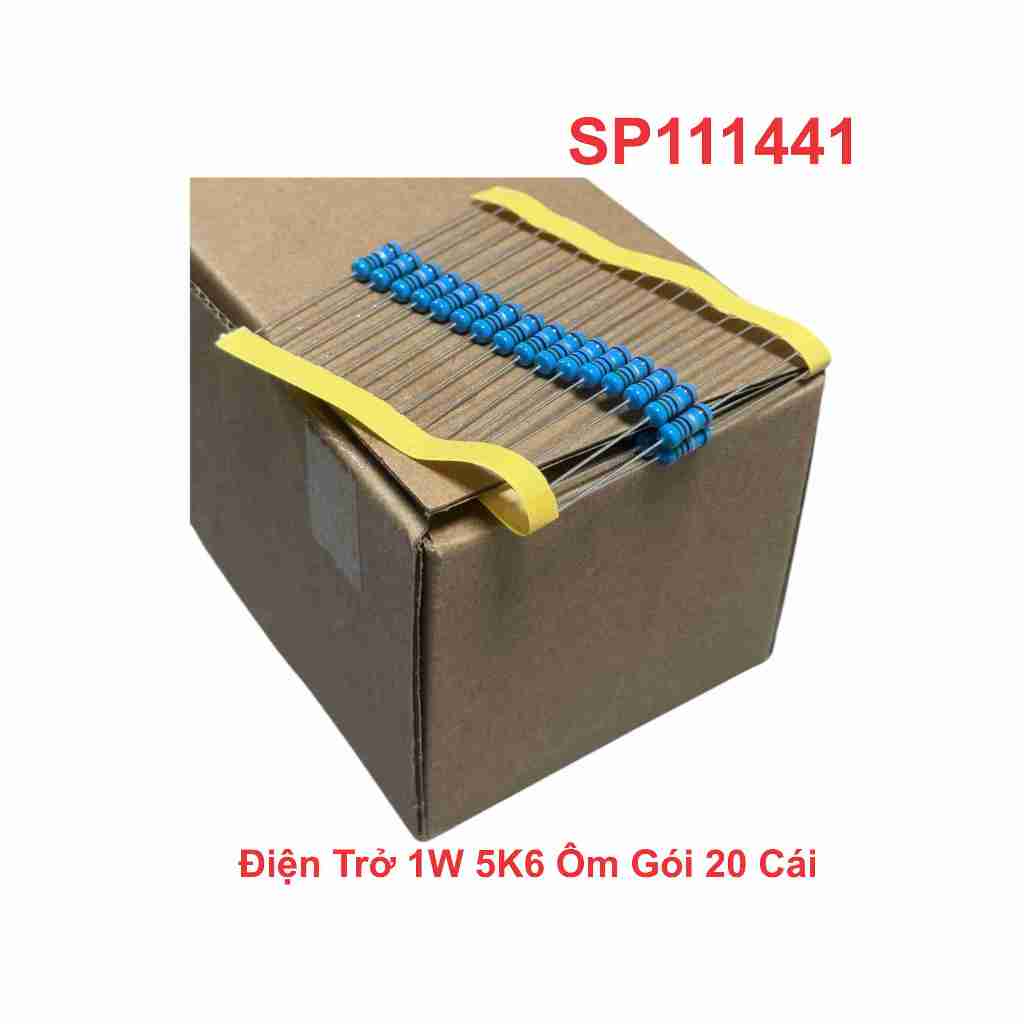 Điện Trở 1W 5K6 Ôm Gói 20 Cái