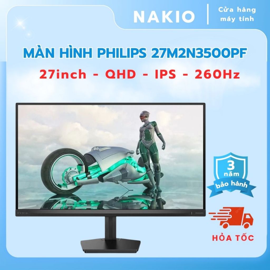 Màn hình Gaming Philips 27M2N3500PF/71 (27Inch/ QHD (2560x1440)/ 0,3ms/ 260Hz/ 300cd/m2/ IPS)