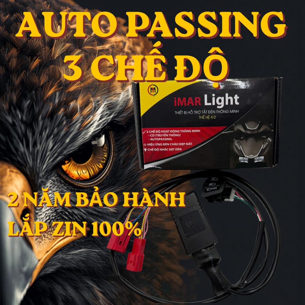 [HOT - AUTO PASSING]Mạch Tắt Đèn SHMODE  MỚI NHẤT  AUTO PASSING 3 CHẾ ĐỘ dành cho các dòng xe honda