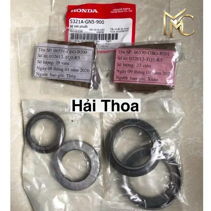 Chén cổ xe Honda/ bộ bát phốt cổ (5321AGN5900) Honda