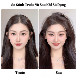 Tóc giả kẹp phím phồng chân tóc(1 bên)