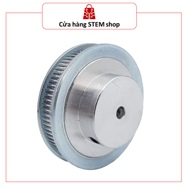 Pulley GT2 80 Răng Lỗ 8mm Bản Đai 10mm - Bánh Răng Nhôm Truyền Động Chính Xác Cho Máy In 3D, CNC, Ro