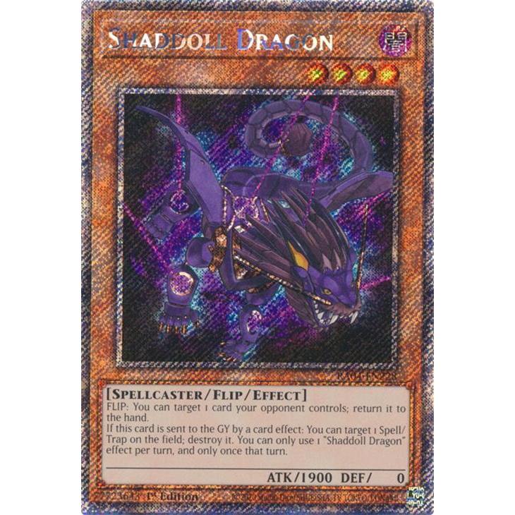 Thẻ Bài Yugioh Mã RA04-EN228 - Shaddoll Dragon - Effect Monster - Platinum Secret Rare