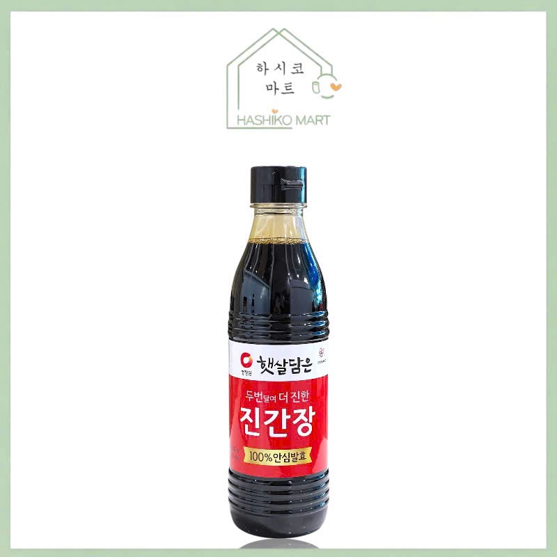 Nước Tương Hàn Quốc Deasang 500ml - Làm Trứng Ngâm Tương