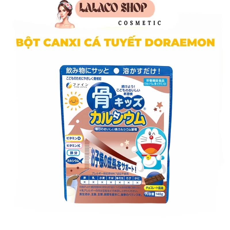 Bột canxi cá tuyết Bone’s Calcium for Kids bổ sung canxi hương socola Nhật Bản