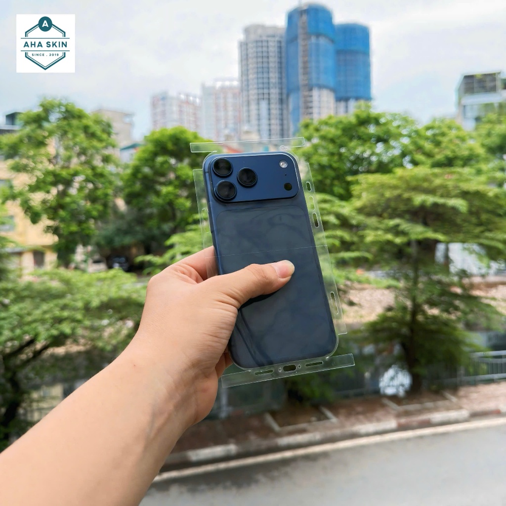 Miếng Dán PPF từ Iphone 15/15Promax đến ip 17/17Promax Trong, Nhám ,Full lưng viền