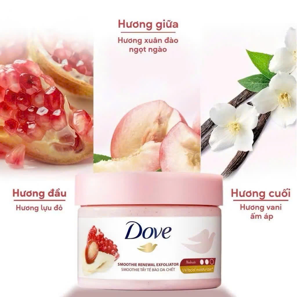 Kem Tẩy Da Chết Dove Toàn Thân Mini  50g