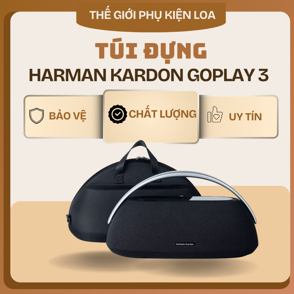 Túi Đựng Bảo Vệ Loa Harman Kardon Go Play 3 | Go Play Mini | Chất Liệu EVA Cao Cấp