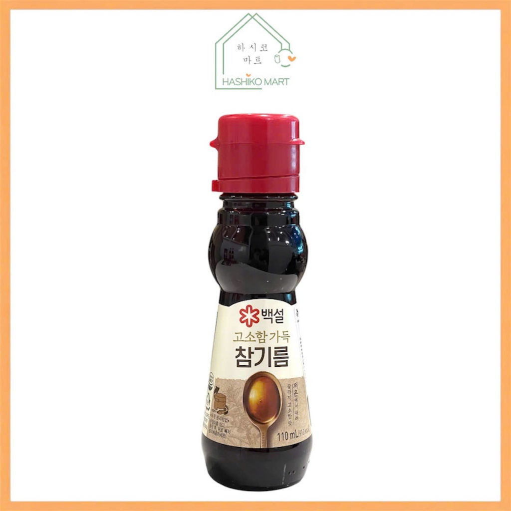 Dầu Vừng/ Dầu Mè Nguyên Chất Beksul CJ Hàn Quốc 110ml