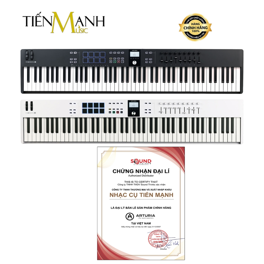 [Chính Hãng] Arturia KeyLab Essential 88 Phím MK3 - Midi Keyboard Controller Bàn Phím Sáng Tác Sản X