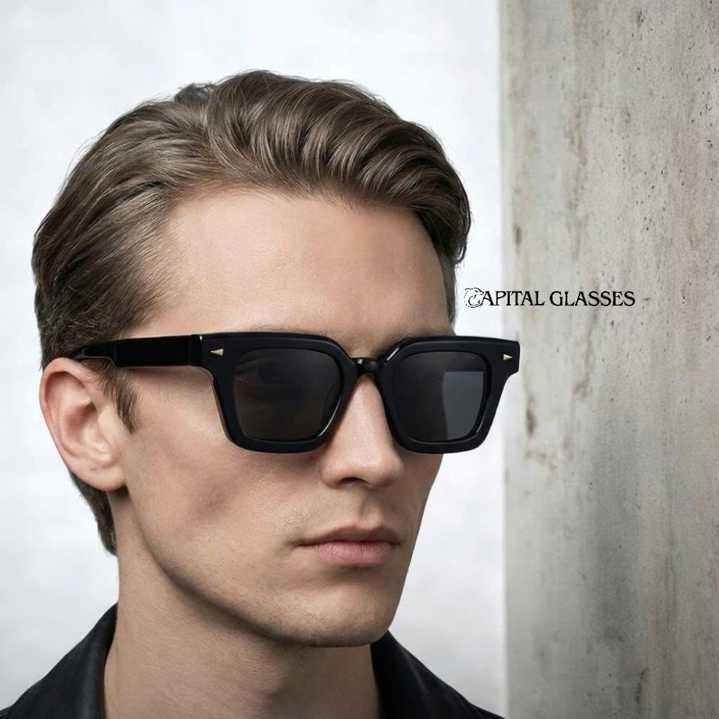 [54]  NOIR MONARCH CAPITAL GLASSES