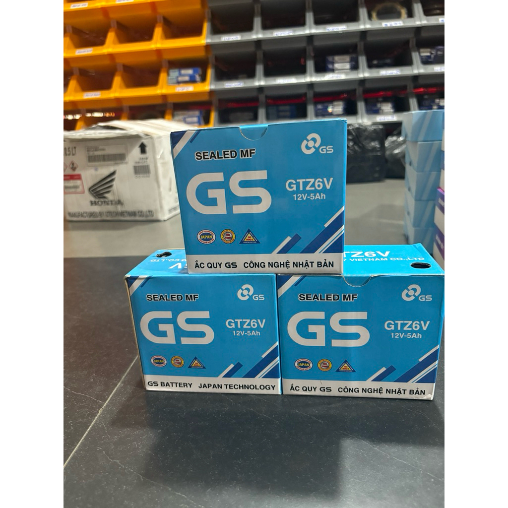 Ắc quy GS GTZ6V cho xe máy
