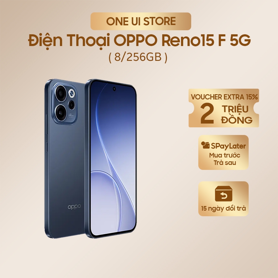 Điện Thoại OPPO Reno15 F 5G (8/256GB) Chính Hãng - New nguyên seal 100% - ONE UI STORE