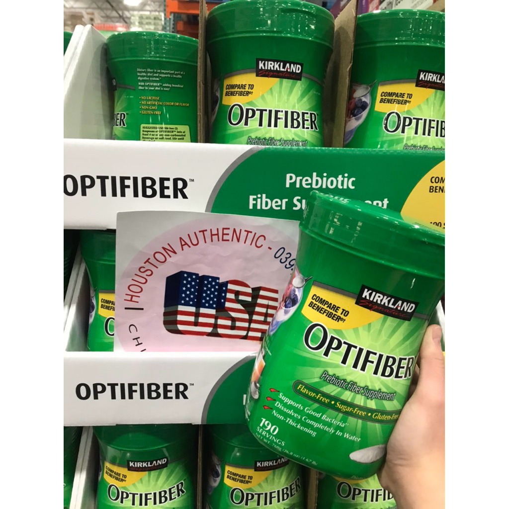 [ Hỏa Tốc ] Bột Hòa Tan Bổ Sung Chất Xơ Kirkland Signature Optifiber 760G