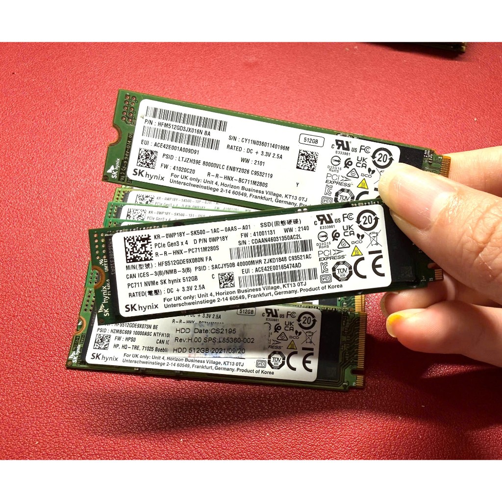 Ổ cứng SSD M.2 NVME GEN 4 512GB SK Hynix PC 711 – Tốc Độ trên 90% - Chính Hãng - bảo hành 36 tháng