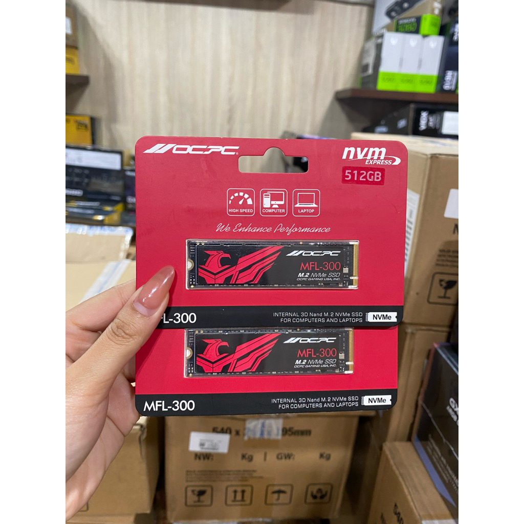 Combo 5-10 Ổ cứng SSD OCPC MFL-300 512GB NVMe Gen 3x4