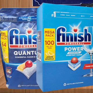 Viên rửa bát finish Quantum Ultimate plus 64 viên 85 tabs,110 viên finish all in one - HANOIMART