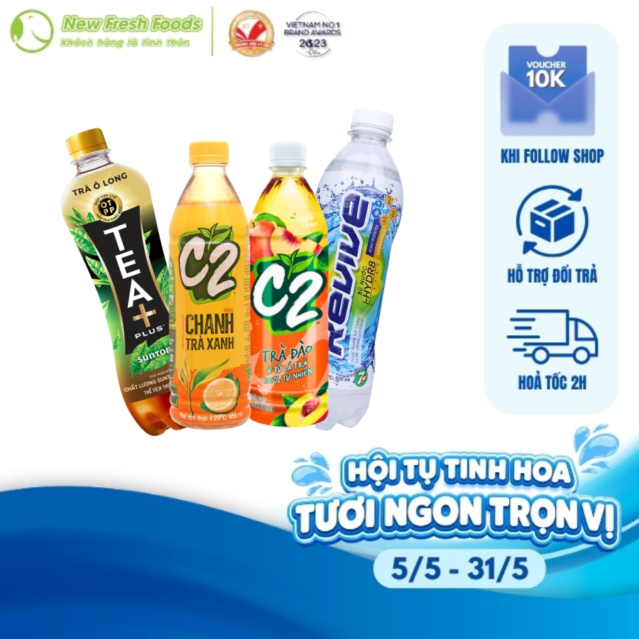 [QUÀ TẶNG] TRÀ Ô LONG TEA PLUS, C2 VỊ ĐÀO, C2 TRÀ XANH HƯƠNG CHANH, REVIVE MUỐI KHOÁNG