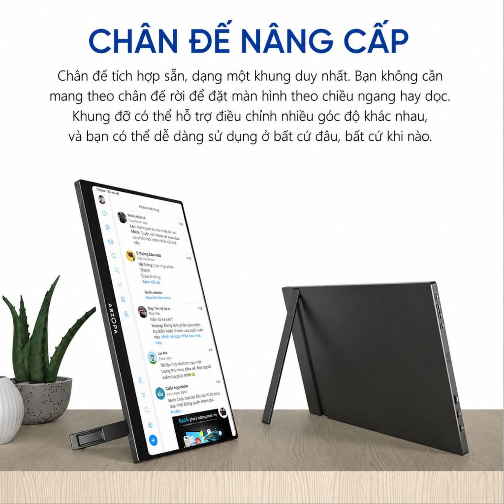 Màn hình di động cảm ứng ARZOPA A1T 15,6 Inch 60Hz FHD 1080P IPS 350nits | Laptop, Mobile, PC, MAC | BigBuy360 - bigbuy360.vn