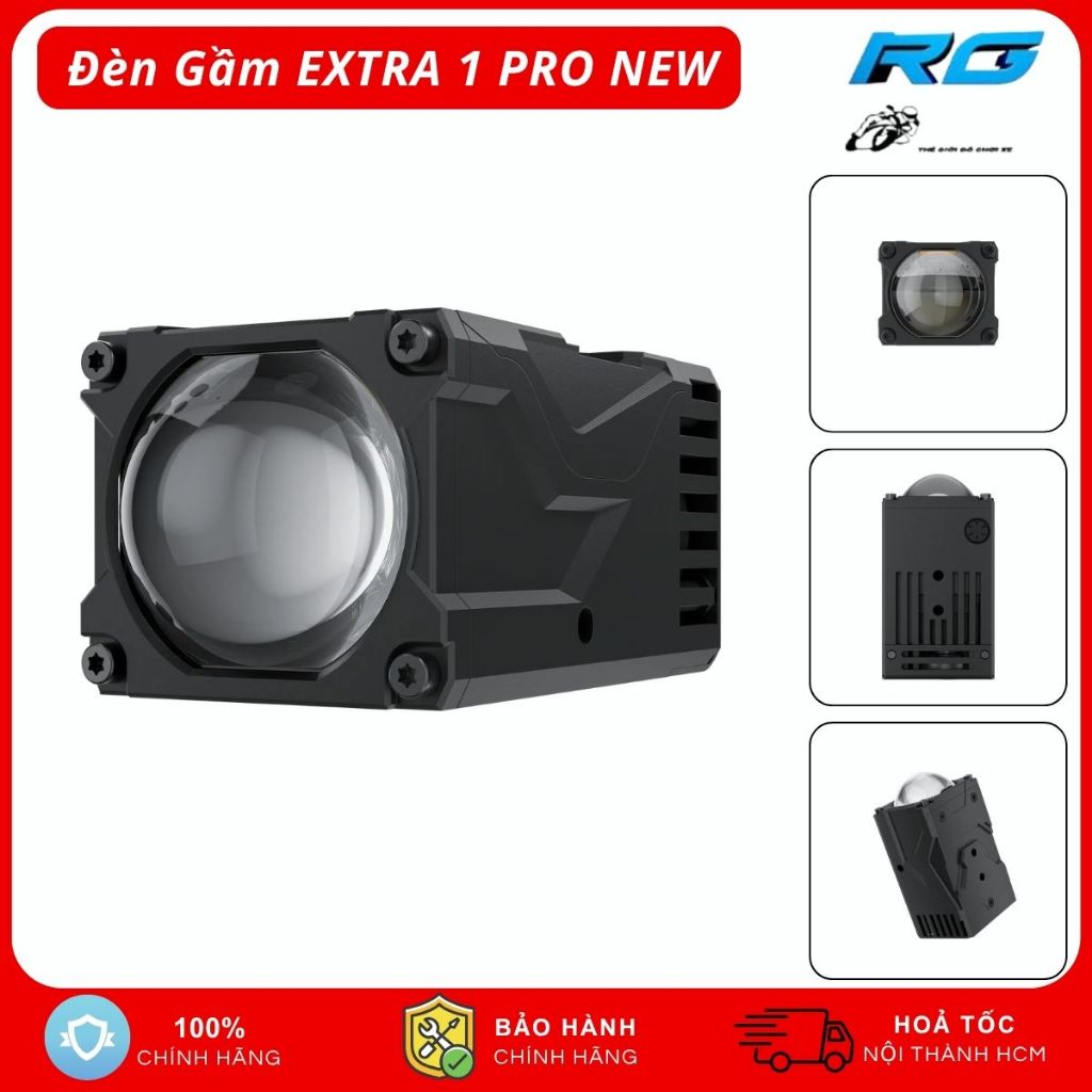 Đèn Trợ Sáng Aozoom EXTRA 1 Pro Bản Mới Ex1 Pro, Đèn Gầm Dạng Rời Công Suất Lớn, Pha Siêu Khủng - Bả