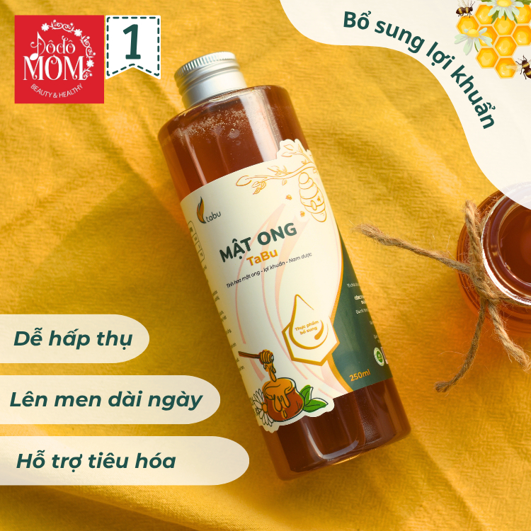 [MOLM] Mật ong lên men tự nhiên 250ml (Mật ong TaBu bao bì mới nhất 2026)