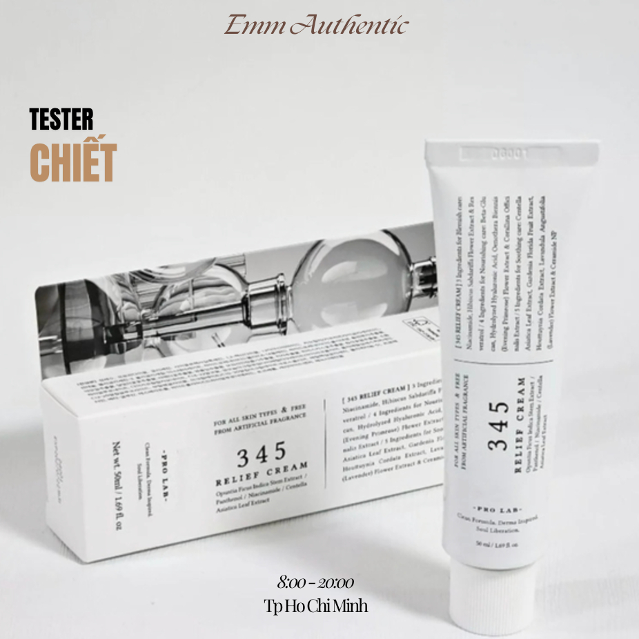 [CHIẾT/ TESTER DÙNG THỬ] Kem dưỡng Dr.Althea 345 Relief Cream, dưỡng ẩm, phục hồi da