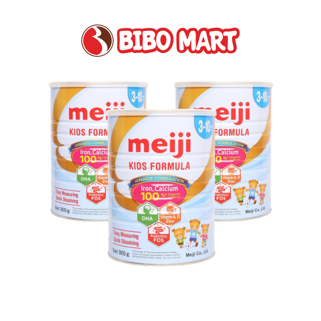 [KOL] Sữa Bột Meiji Kids Formula Nhập Khẩu Nhật Bản Cho Bé Từ 3-10 Tuổi Lon 900g - Bibo Mart