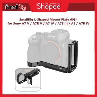 SmallRig L-Shaped Mount Plate 6034 with AirTag Slot for Sony A7 V / A7R V / A7 IV / A7S III / A1 / A7R IV