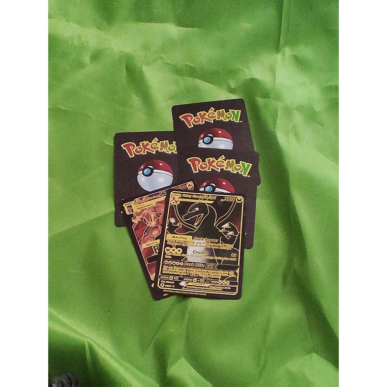 1 Pack (5 Thẻ bài) Pokemon Đen 7 màu