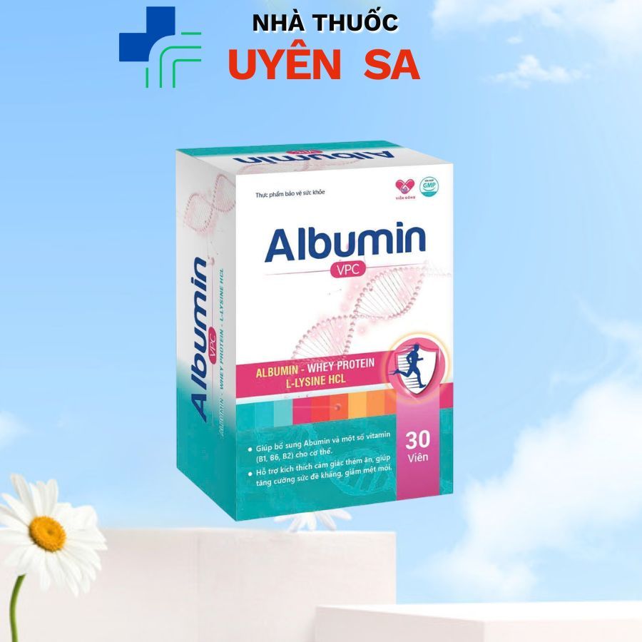 [CHÍNH HÃNG] VIÊN UỐNG ALBUMIN TĂNG ĐỀ KHÁNG, ĂN NGỦ NGON