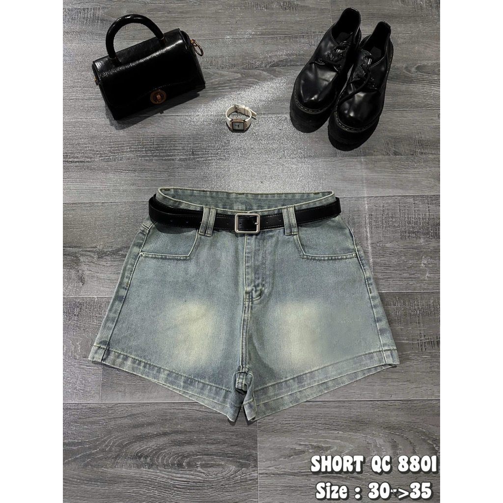 [HÀNG LOẠI 1] Quần Short Jean Bigsize Nữ - Quần Sooc Chất Denim Cao Cấp Dày Dặn Hách Dáng QC8801 | BigBuy360 - bigbuy360.vn