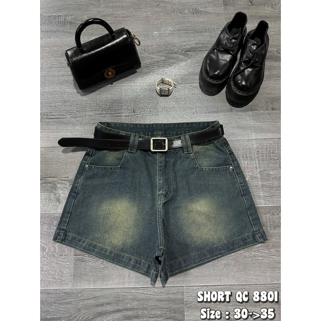 [HÀNG LOẠI 1] Quần Short Jean Bigsize Nữ - Quần Sooc Chất Denim Cao Cấp Dày Dặn Hách Dáng QC8801 | BigBuy360 - bigbuy360.vn