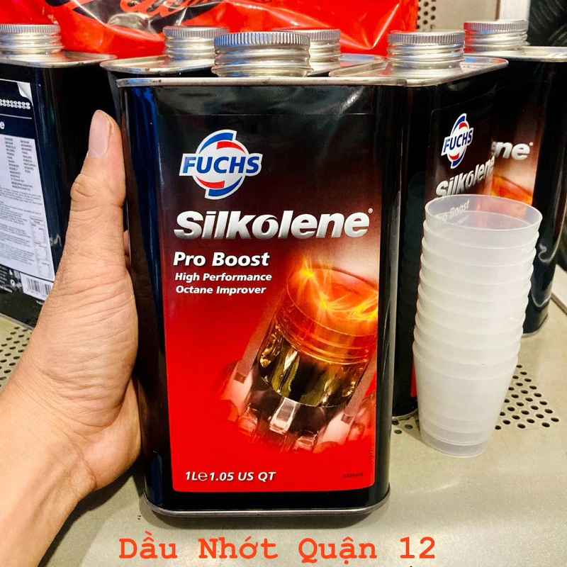 PHỤ GIA XĂNG FUCHS SILKOLENE PRO BOOST TĂNG OCTANE XĂNG TĂNG CÔNG SUẤT ĐỘNG CƠ MADE IN UK - EU
