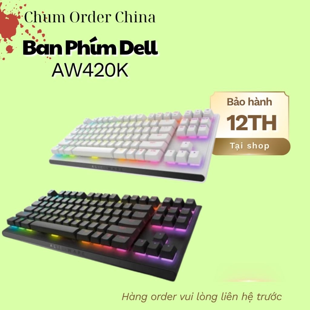 Bàn phím Dell ALIENWARE AW420K và AW510K