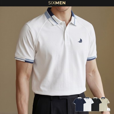 Áo Polo Nam SIXMEN Polo Marin Cổ Bẻ Tay Ngắn Vải Cá Sấu FeelMax Premium Cao Cấp Co Giãn Thoáng Mát