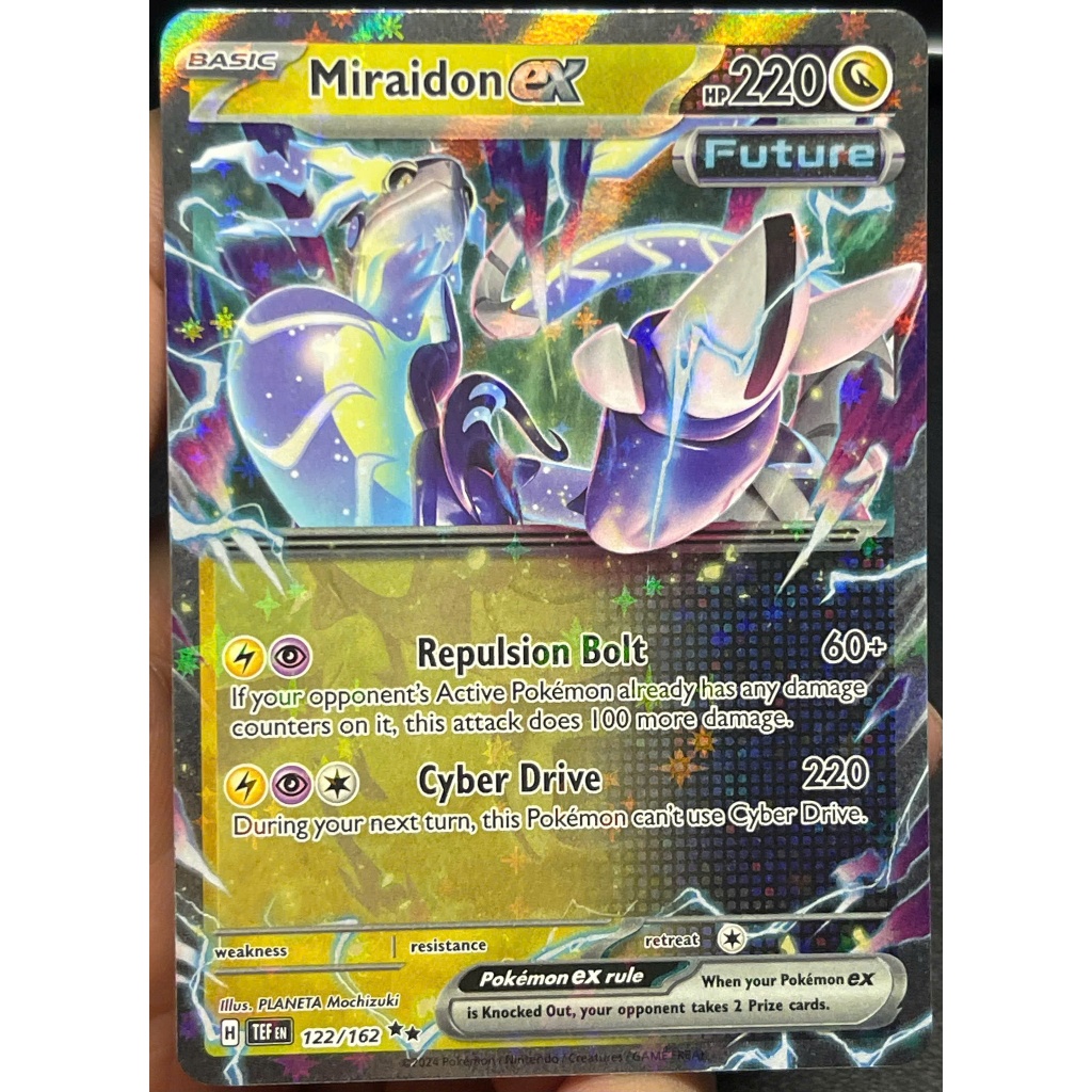 [KW2 Pokemon] [EN] Thẻ Miraidon ex - 122/162 - Ultra Rare