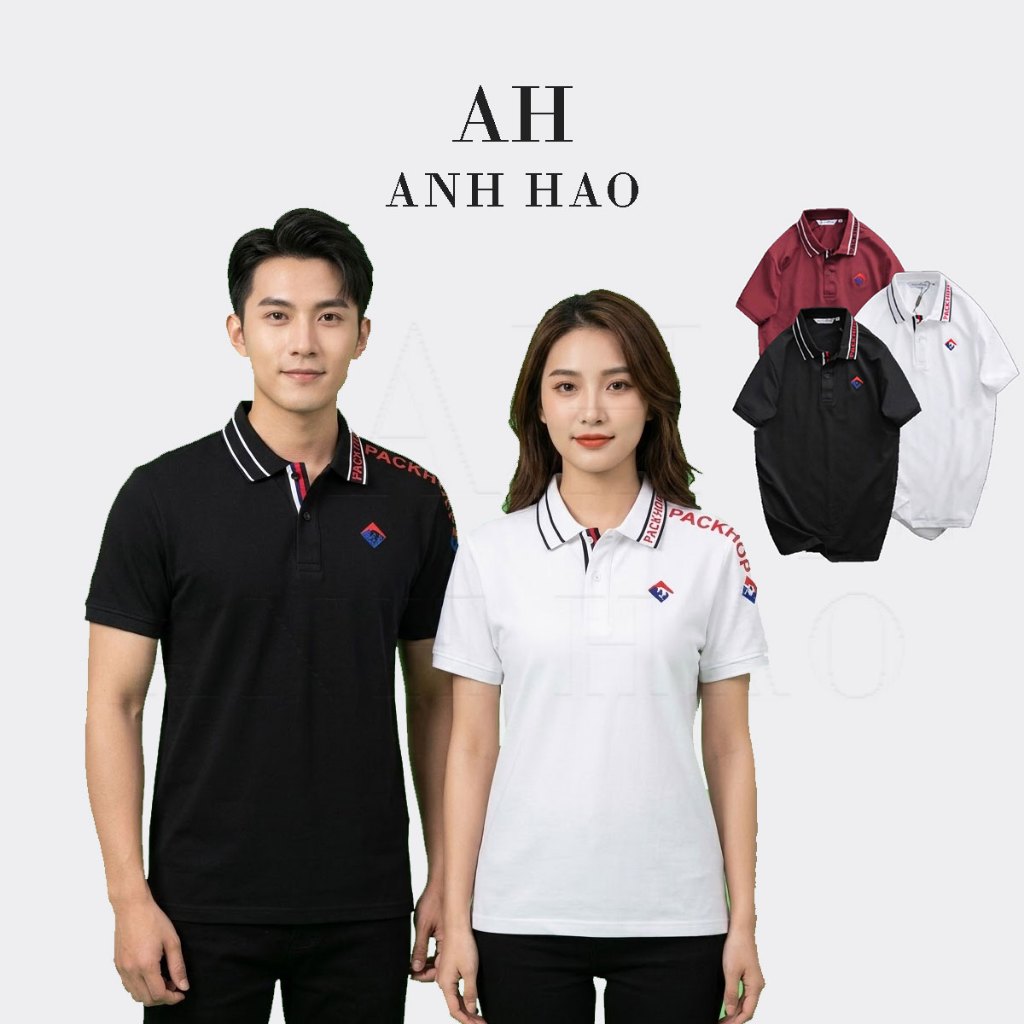 Áo POLO nam vải cá sấu lạnh, thoáng mát, co giãn, thời trang cao cấp - PACK TM | AH STUDIO