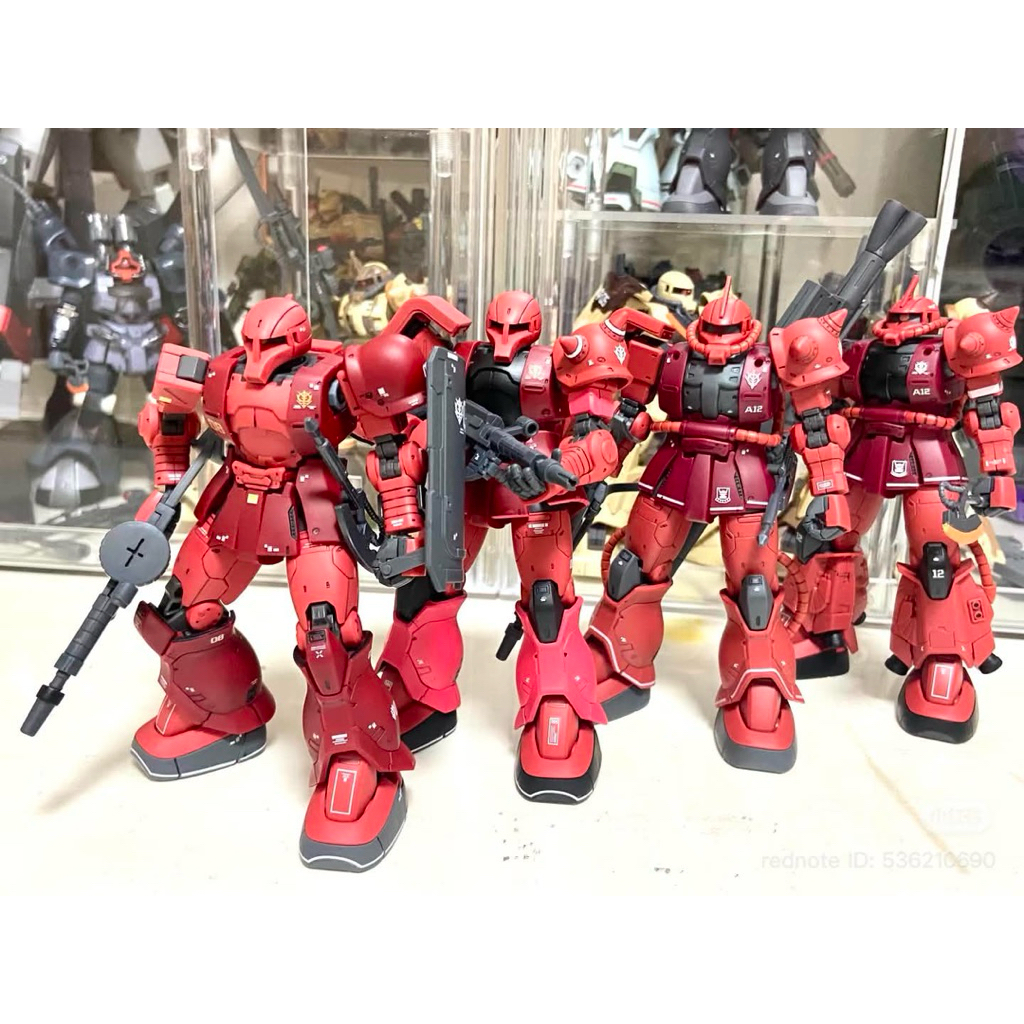 Mô hình lắp ráp HG 1/144 MS-05 Zaku I (CHAR AZNABLE) BL No. 015  - GundamGao