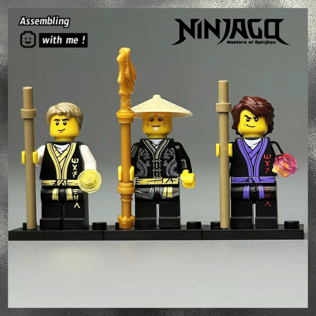 Đồ chơi lắp ráp Minifigures Ninjao kỉ niệm 15 năm nhân vật Wu - Garmadon - Tổ sư Spinjitsu