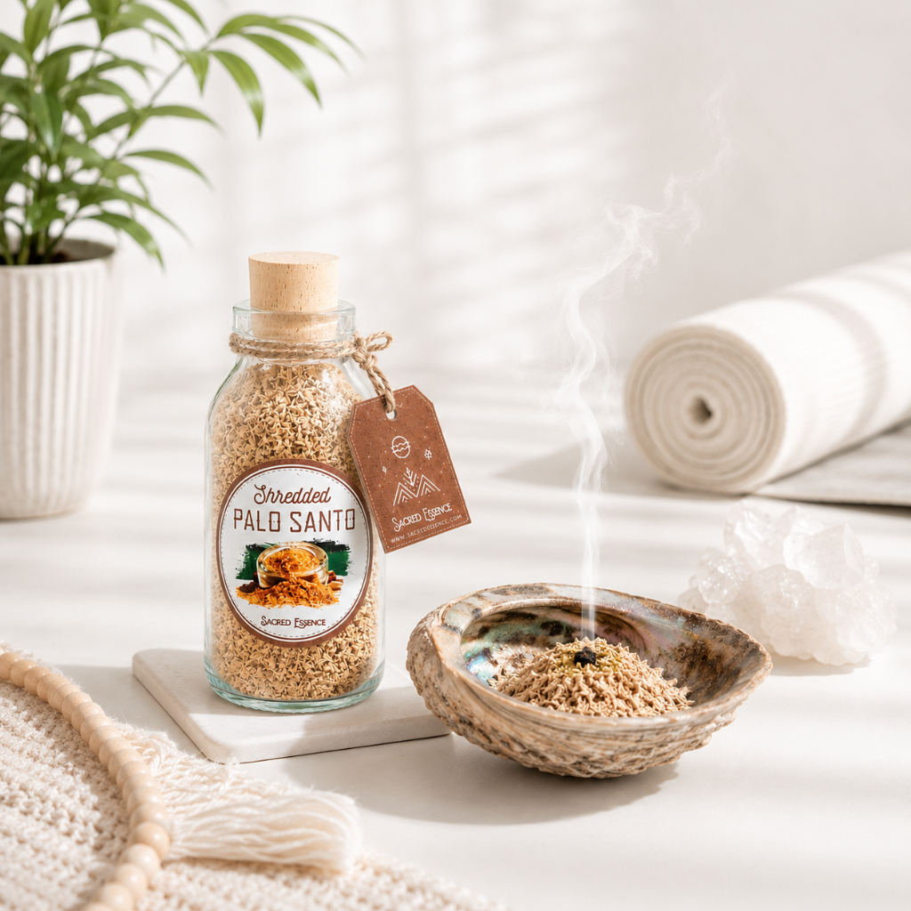 Bột Gỗ Palo Santo Ecuador Nguyên Chất | Xông Nhà Yoga Thiền Định Thơm Phòng Thắp Hương | Hũ Thủy Tin
