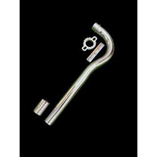 Combo Cổ Pô inox Xi Ken + Khâu Pô Sirius Exciter Dream Wave Raider Winner 27-32mm