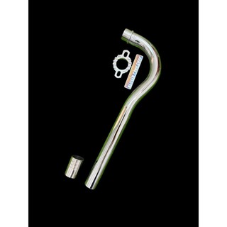 Combo Cổ Pô inox Xi Ken + Khâu Pô Sirius Exciter Dream Wave Raider Winner 27-32mm