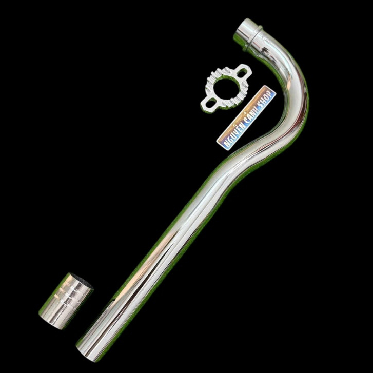 Combo Cổ Pô inox Xi Ken + Khâu Pô Dream Wave Sirius Exciter Raider Winner 27-32mm