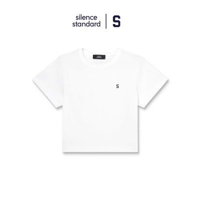 (New Arrival) Áo thun crop top SilenceStandard Comfort Cotton/ Logo S [CT01]