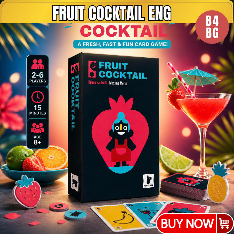Board game Fruit Cocktail phiên bản tiếng anh 2 đến 6 người chơi B4KIDS