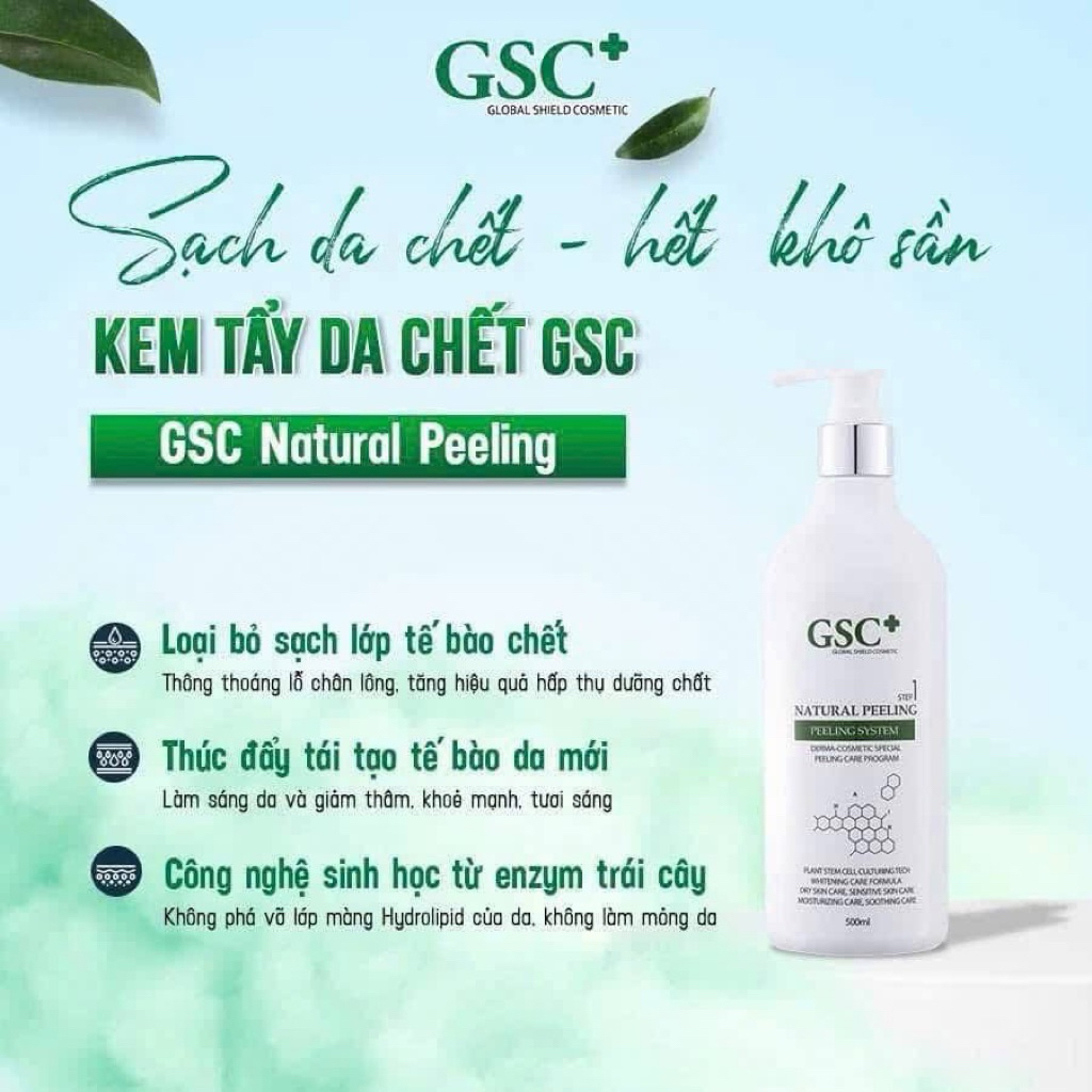 [Chính hãng] Tẩy da chết gsc 500ml
