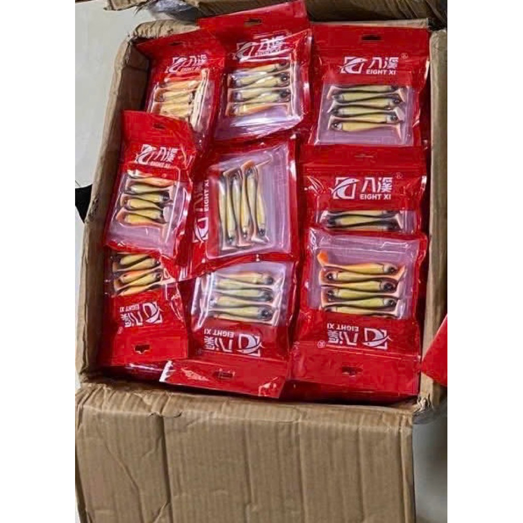 Mồi mềm Nff chính hãng siêu bền 7cm -9cm