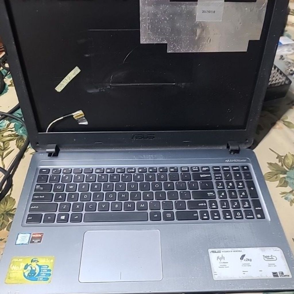 Rã Xác laptop asus a540u i3 7th vga r5 m420 2gb vram 4gb ram onboard màn slim 30 pin 15.6inch ok